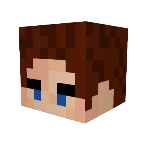 Mr_Memolo Minecraft avatar head, 3D render