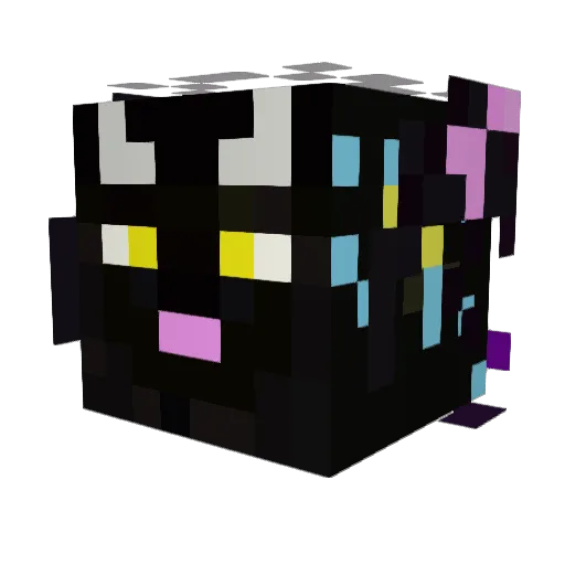 Mr_MiaoJi Minecraft avatar head, 3D render