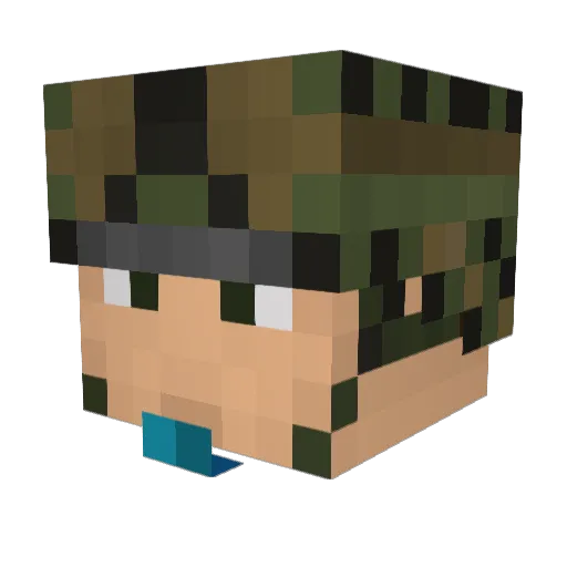 Mr_Mike1984 Minecraft avatar head, 3D render