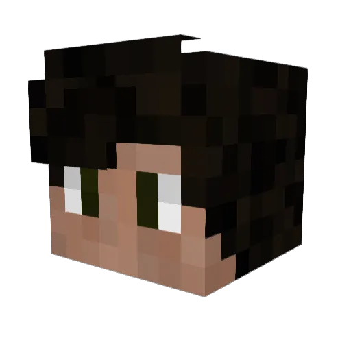 Mr_Mirano Minecraft avatar head, 3D render