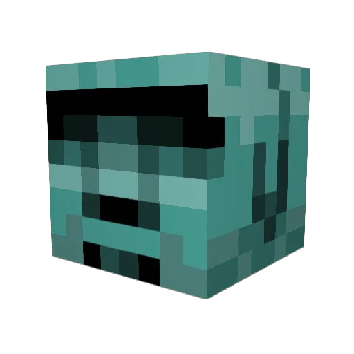 Mr_Moai Minecraft avatar head, 3D render