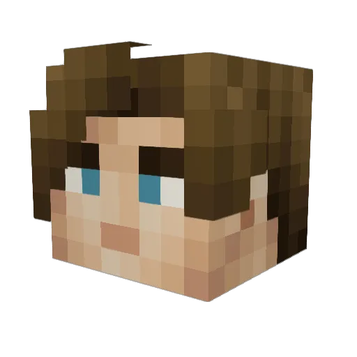 Mr_Mojo19 Minecraft avatar head, 3D render