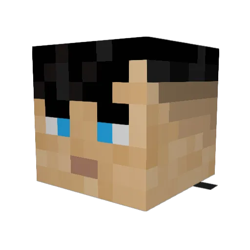 Mr_Money_Maker Minecraft avatar head, 3D render