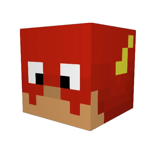 Mr_Moral Minecraft avatar head, 3D render