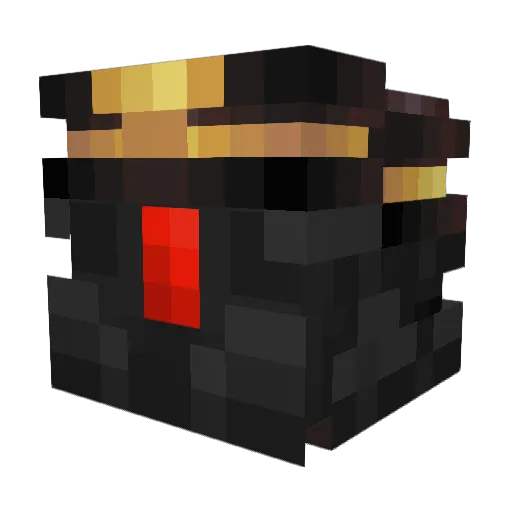 Mr_Moret Minecraft avatar head, 3D render