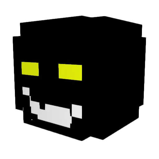 Mr_Muppet Minecraft avatar head, 3D render