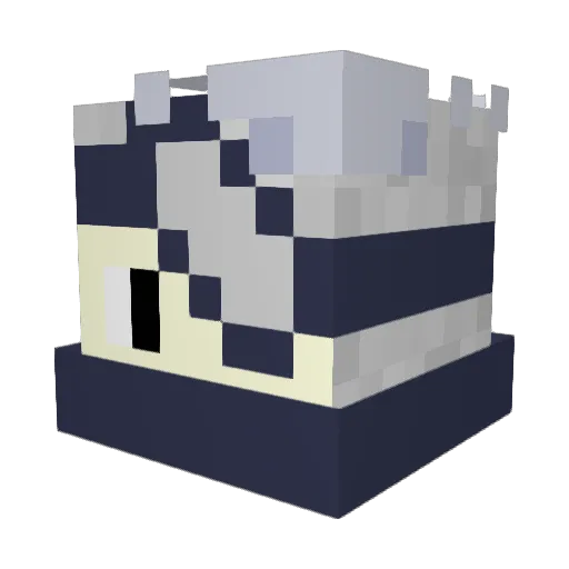 Mr_Nervous Minecraft avatar head, 3D render