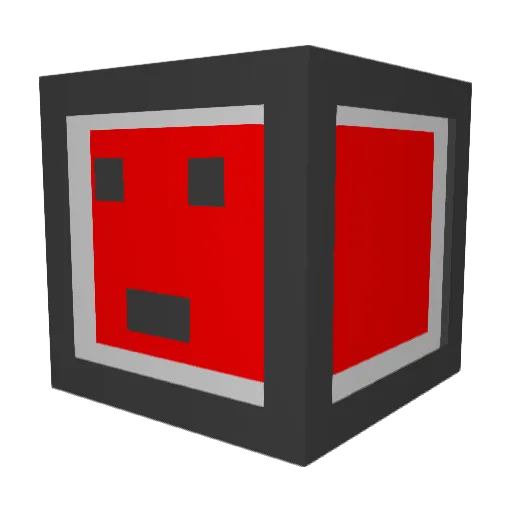 Mr_Nikison Minecraft avatar head, 3D render