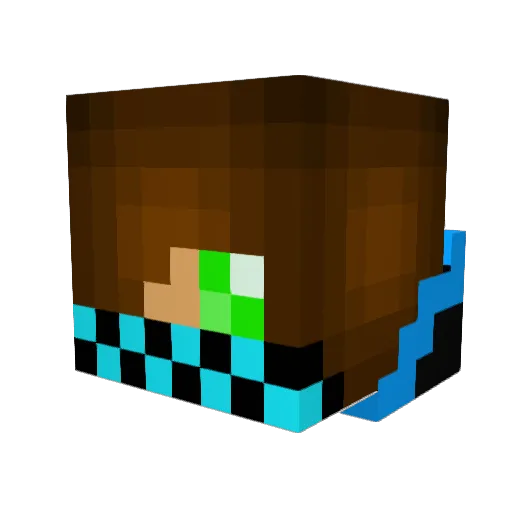 Mr_Ninja1818 Minecraft avatar head, 3D render