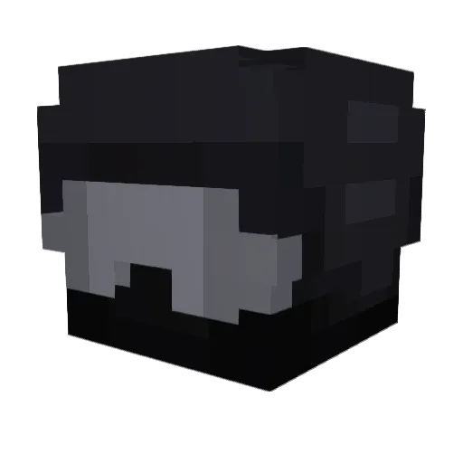 Mr_Nobody_2 Minecraft avatar head, 3D render