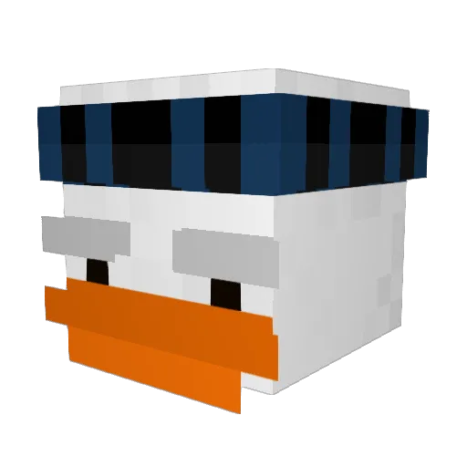 Mr_P_______ Minecraft avatar head, 3D render
