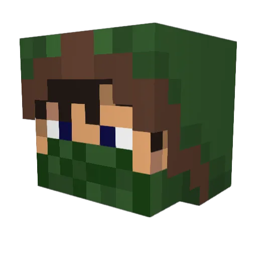 Mr_Pectacular Minecraft avatar head, 3D render