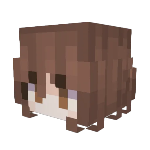 Mr_Pederson Minecraft avatar head, 3D render