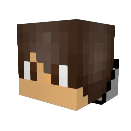 Mr_Pepper07 Minecraft avatar head, 3D render