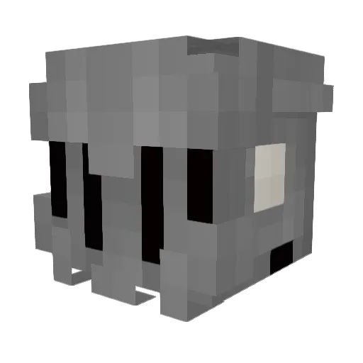 Mr_Pidgeon Minecraft avatar head, 3D render