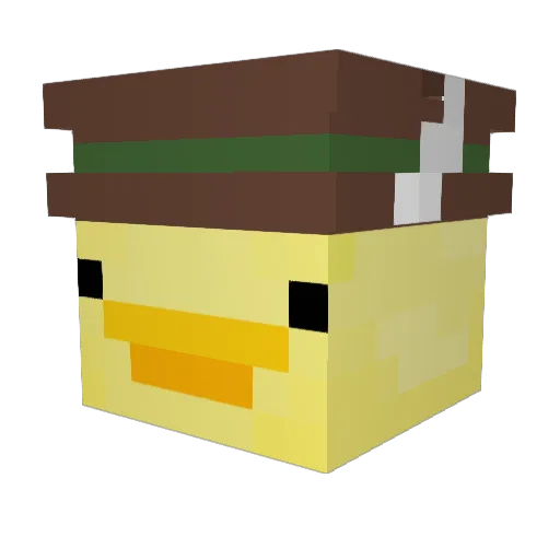 Mr_Pilsner Minecraft avatar head, 3D render