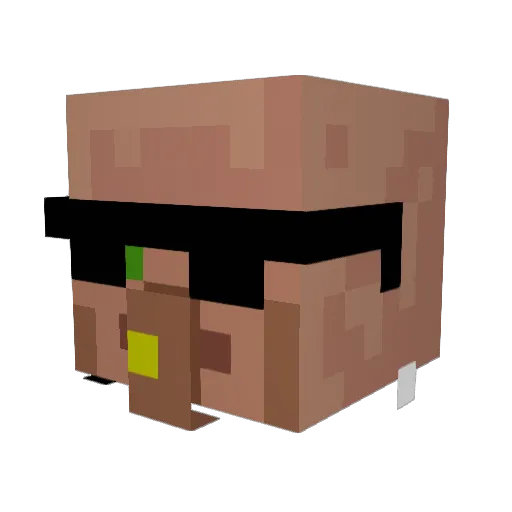 Mr_Pistach1o Minecraft avatar head, 3D render