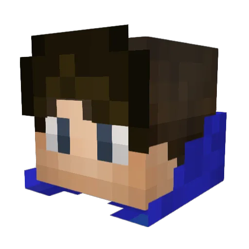 Mr_Pondi Minecraft avatar head, 3D render