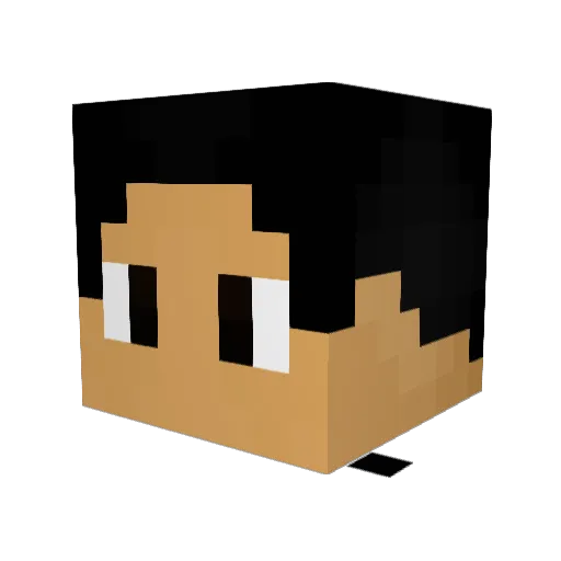 Mr_Potato101 Minecraft avatar head, 3D render