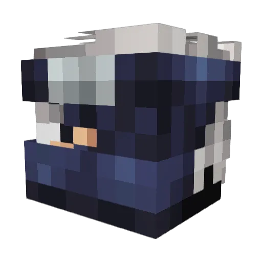 Mr_Potatochip71 Minecraft avatar head, 3D render