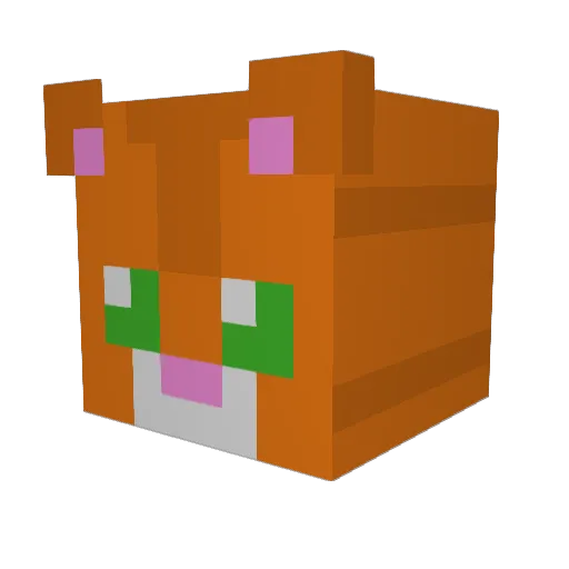 Mr_Pounpoun Minecraft avatar head, 3D render