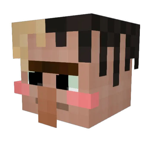 Mr_President825 Minecraft avatar head, 3D render