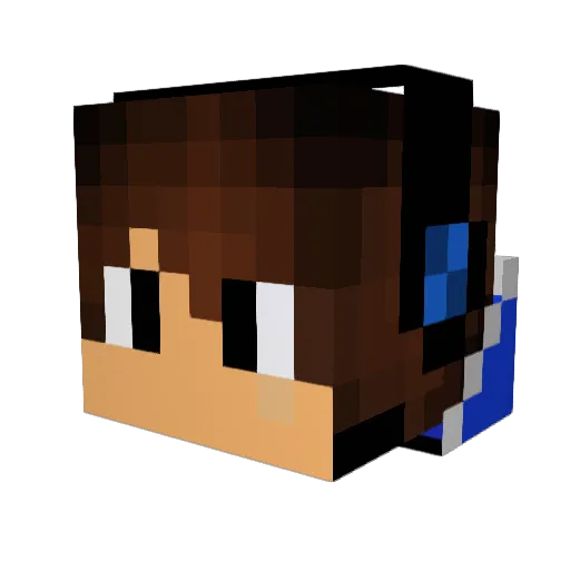 Mr_ProGamerNL Minecraft avatar head, 3D render