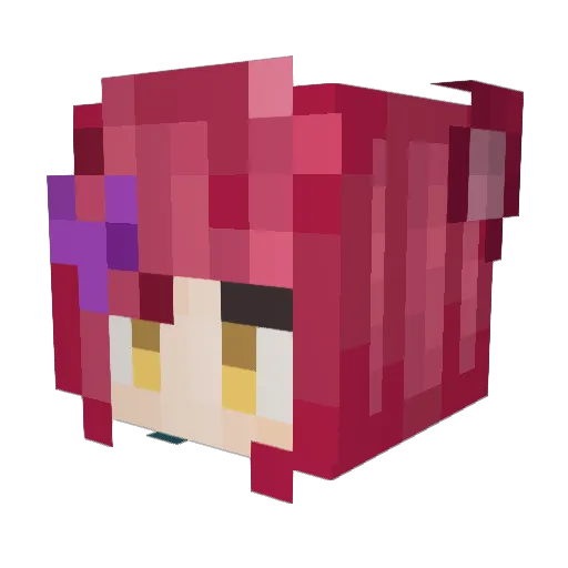 Mr_Protecc Minecraft avatar head, 3D render