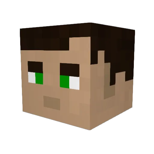 Mr_Puchel Minecraft avatar head, 3D render
