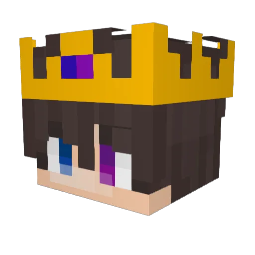Mr_Raven25 Minecraft avatar head, 3D render