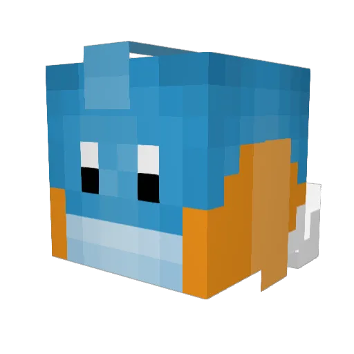 Mr_Red802 Minecraft avatar head, 3D render