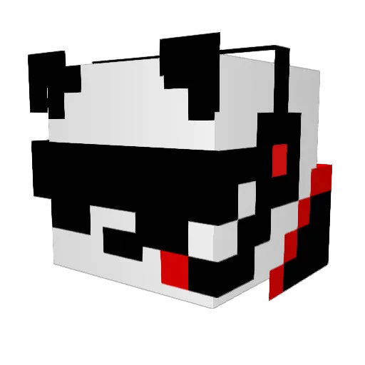 Mr_RedPlayz Minecraft avatar head, 3D render