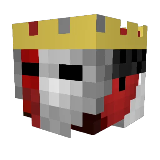Mr_RedR6 Minecraft avatar head, 3D render