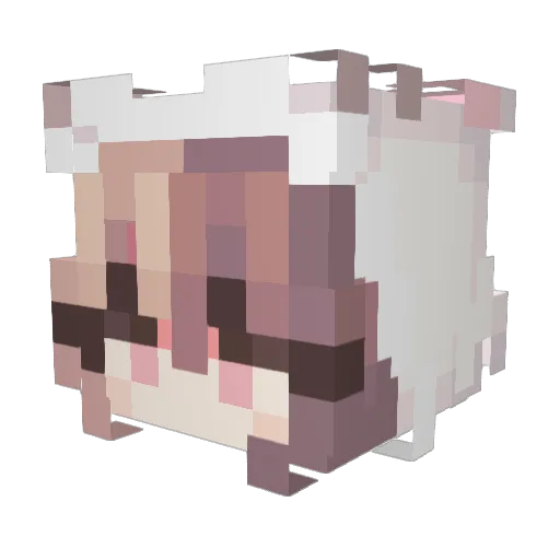 Mr_Rey18 Minecraft avatar head, 3D render