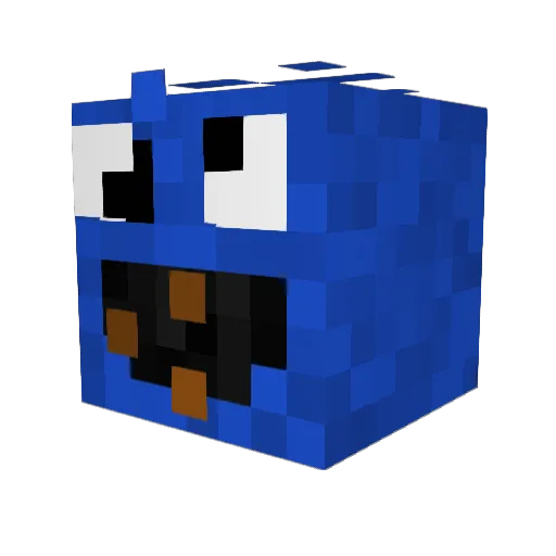 Mr_Ric Minecraft avatar head, 3D render