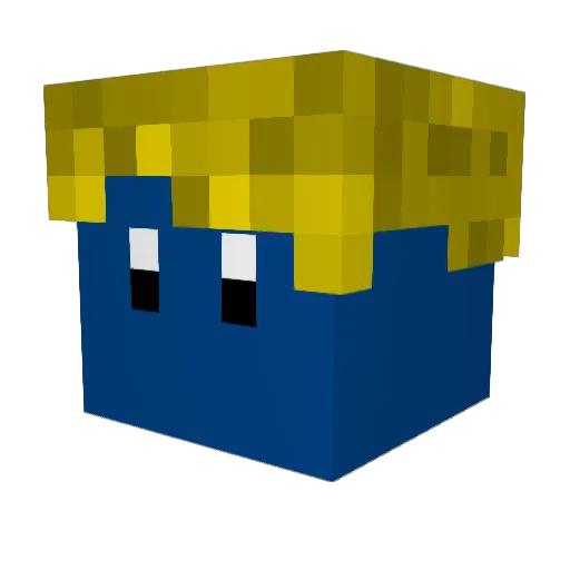 Mr_Robbie_D Minecraft avatar head, 3D render
