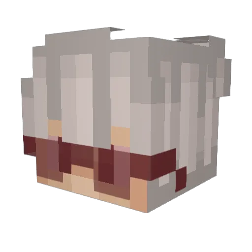 Mr_Rousek Minecraft avatar head, 3D render