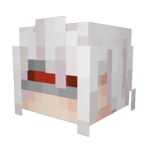 Mr_Ryoshi Minecraft avatar head, 3D render