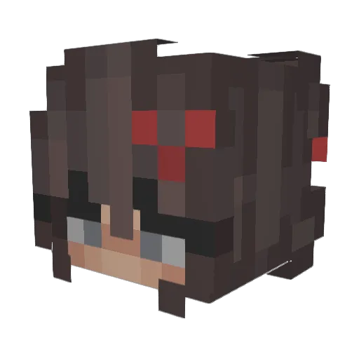 Mr_S7ime Minecraft avatar head, 3D render