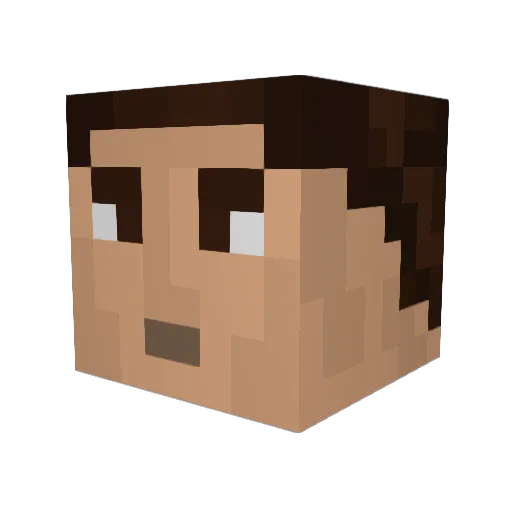 Mr_SaQo_ Minecraft avatar head, 3D render