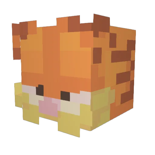 Mr_Santiz Minecraft avatar head, 3D render