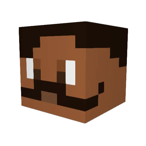 Mr_Saturn813 Minecraft avatar head, 3D render