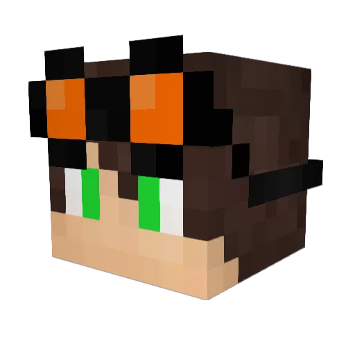 Mr_Seed60 Minecraft avatar head, 3D render