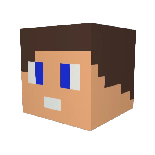 Mr_Sem Minecraft avatar head, 3D render