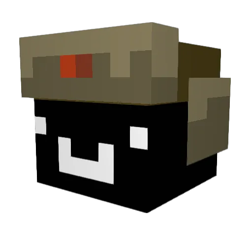 Mr_Shporbor Minecraft avatar head, 3D render