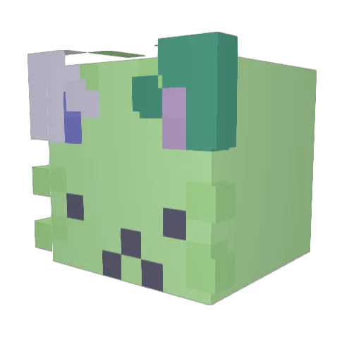 Mr_Smart__ Minecraft avatar head, 3D render