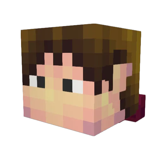 Mr_Smileys Minecraft avatar head, 3D render