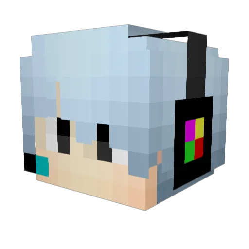 Mr_Smy Minecraft avatar head, 3D render