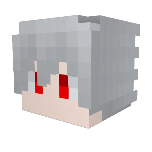 Mr_SnowBlood Minecraft avatar head, 3D render