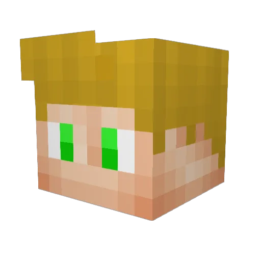 Mr_Solarity Minecraft avatar head, 3D render